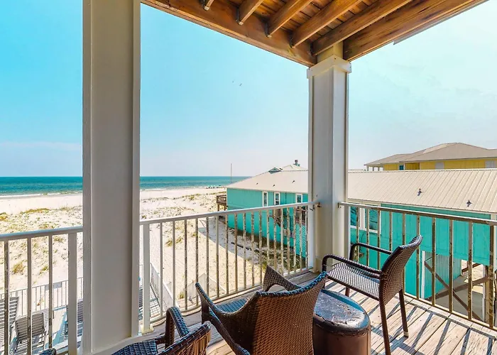 Roomy Coastal Gulf Front Retreat With Private Gulf-front Splash Pool & Gulf View * Gulf Shores