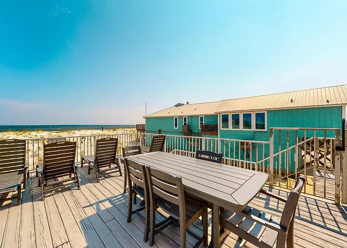 Roomy Coastal Gulf Front Retreat With Private Gulf-front Splash Pool & Gulf View Gulf Shores