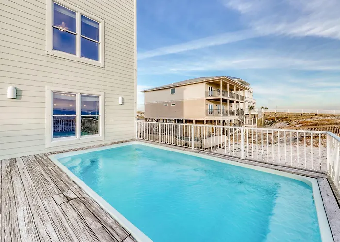 Roomy Coastal Gulf Front Retreat With Private Gulf-front Splash Pool & Gulf View * Gulf Shores
