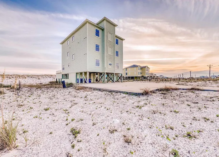 Roomy Coastal Gulf Front Retreat With Private Gulf-front Splash Pool & Gulf View * Gulf Shores